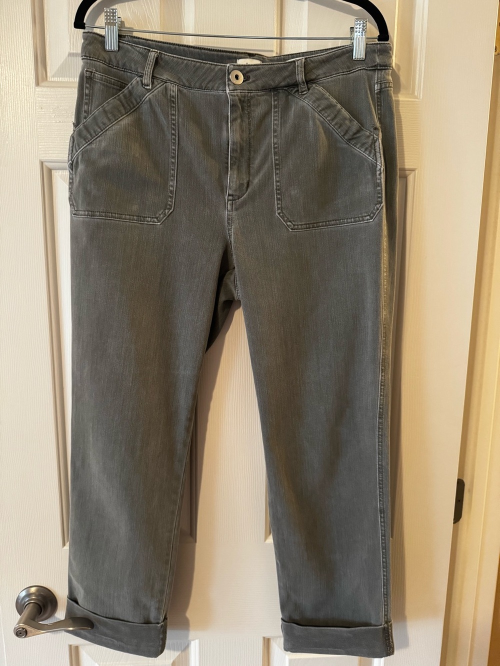 J.Jill Denim Olive Green High Rise Crop Utility Pant - Size 12 -
🫒😄🫒